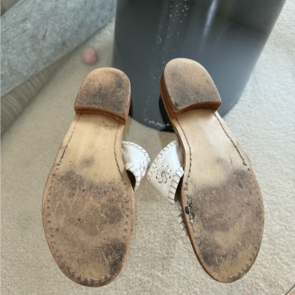 Jack Rogers Original Slip on Sandals in White - Women’s Size 8 - Picture 4 of 4